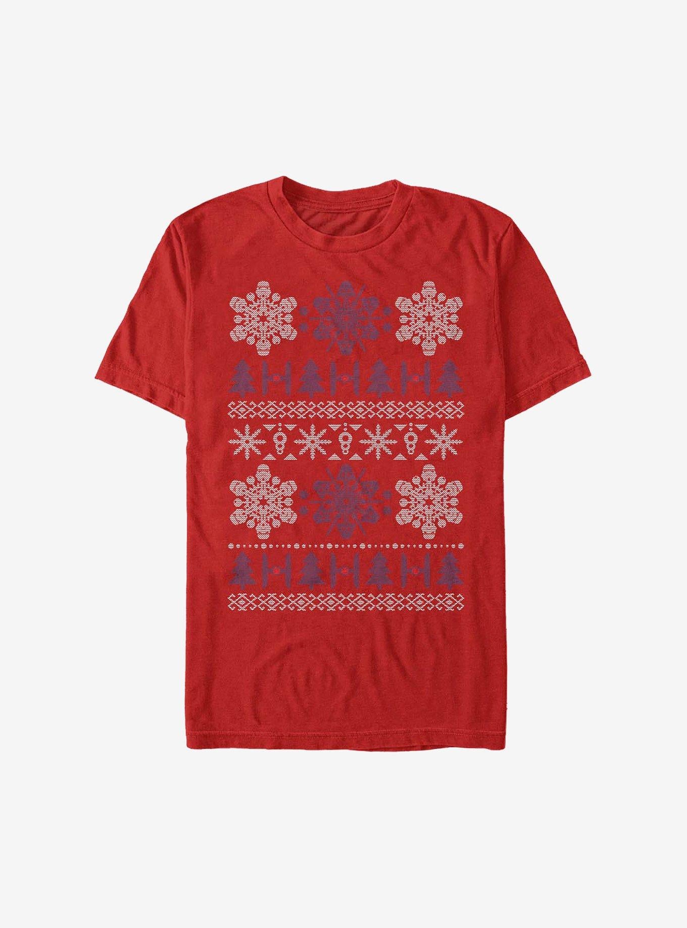 Star Wars Empire Holiday Christmas Pattern T-Shirt T-Shirt | Best-Selling Artwork | Must-Have Style