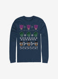 Marvel Avengers Christmas Sweater Long-Sleeve T-Shirt T-Shirt | High-Quality Print | Perfect For Daily Wear