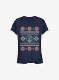 Marvel Captain America Christmas Pattern Sweater Girls T-Shirt T-Shirt | Premium Graphic | High Demand Item
