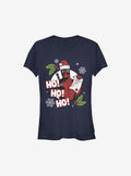 Marvel Deadpool Naughty List Christmas Girls T-Shirt T-Shirt | Viral Style | Perfect For Daily Wear