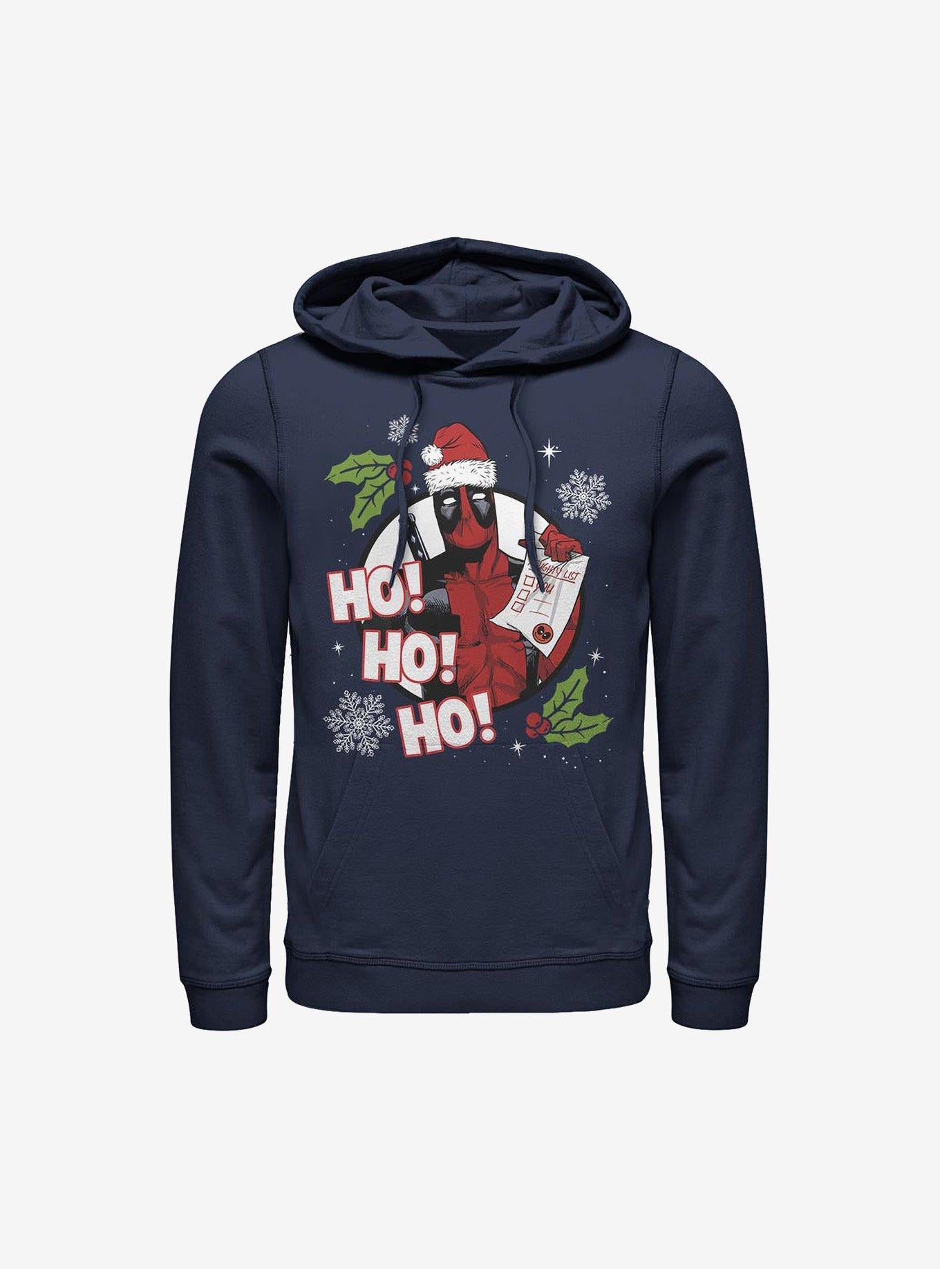 Marvel Deadpool List Christmas Hoodie
