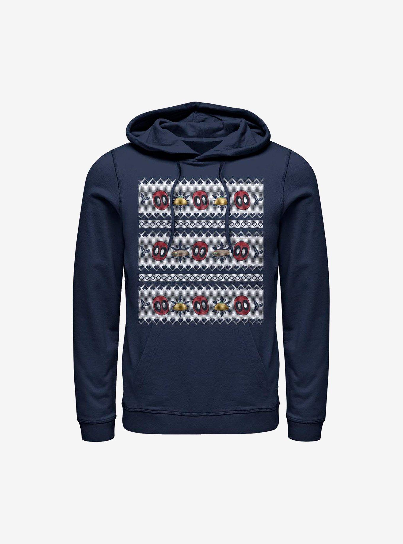 Marvel Deadpool Christmas Sweater Hoodie