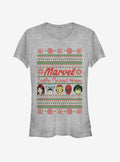 Marvel Avengers Merriest Heroes Ugly Christmas Girls T-Shirt T-Shirt | Trending Design | Perfect For Daily Wear