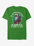 Marvel Deadpool Coming To Town Christmas T-Shirt T-Shirt | Trending Design | Perfect For Daily Wear