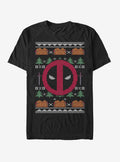 Marvel Deadpool Face Ugly Christmas T-Shirt T-Shirt | Aesthetic Graphic | Great Gift Idea