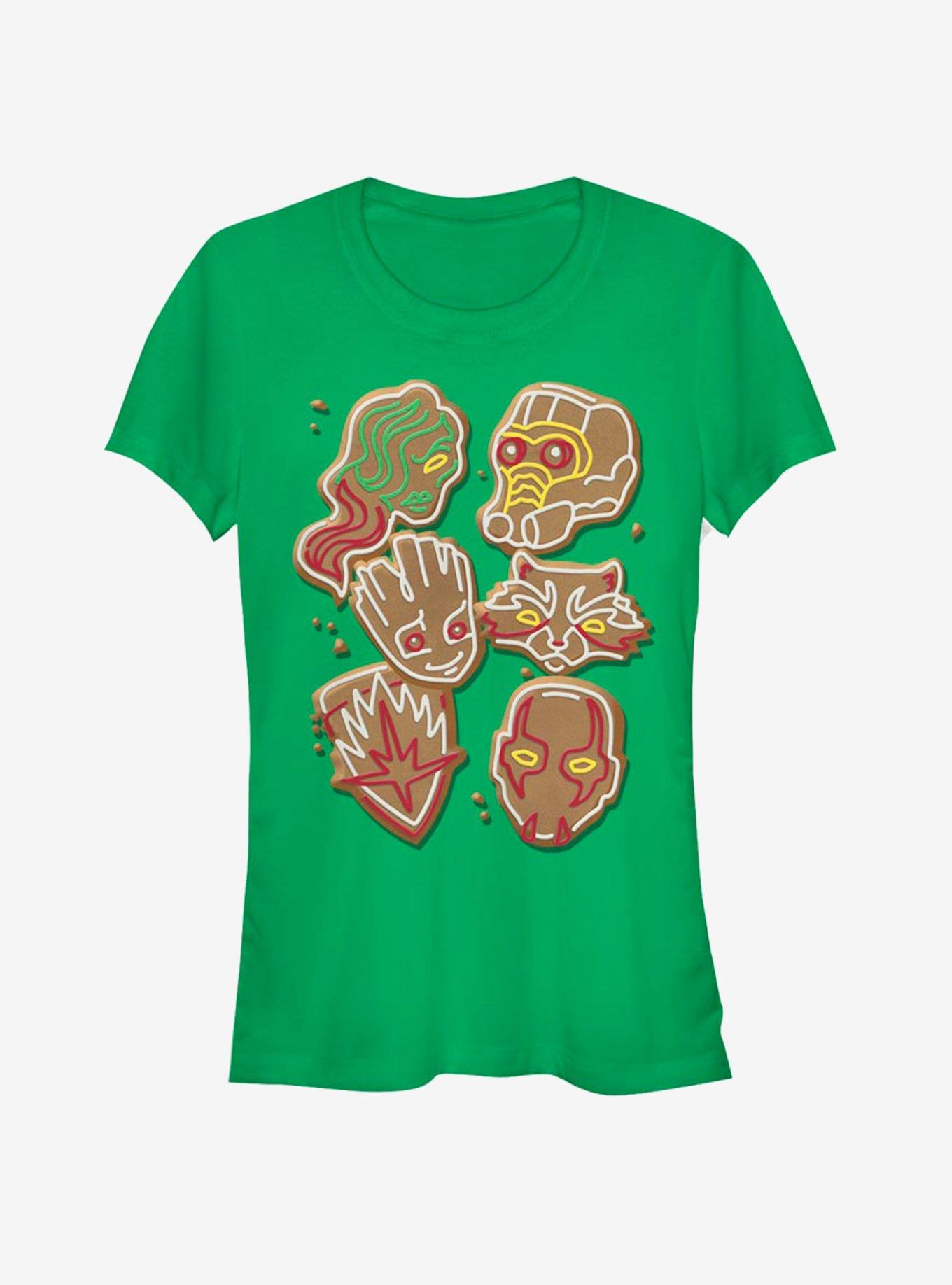 Marvel Guardians Of The Galaxy Christmas Cookies Girls T-Shirt T-Shirt | Trending Design | Perfect For Daily Wear