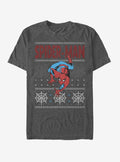 Marvel Spider-Man Ugly Spidey Christmas Sweater T-Shirt T-Shirt | High-Quality Print | Top Pick For Fans