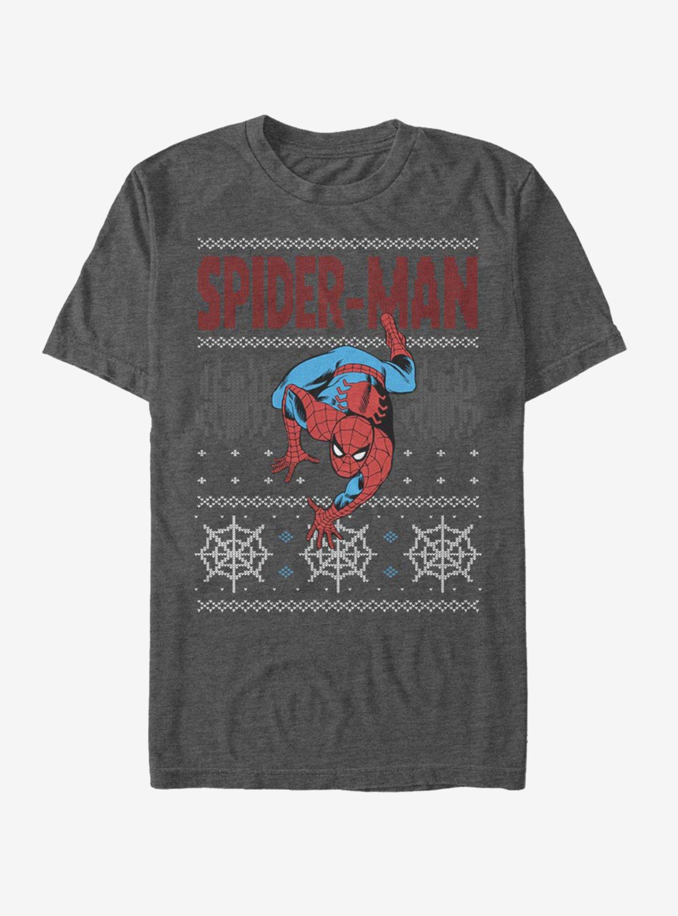 Marvel Spider-Man Ugly Spidey Christmas Sweater T-Shirt T-Shirt | High-Quality Print | Top Pick For Fans