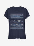 Star Wars Falcon Attack Ugly Christmas Girls T-Shirt T-Shirt | Exclusive Edition | Must-Have Style