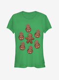 Star Wars Gingerman Porg Christmas Cookies Girls T-Shirt T-Shirt | Streetwear Vibe | Must-Have Style