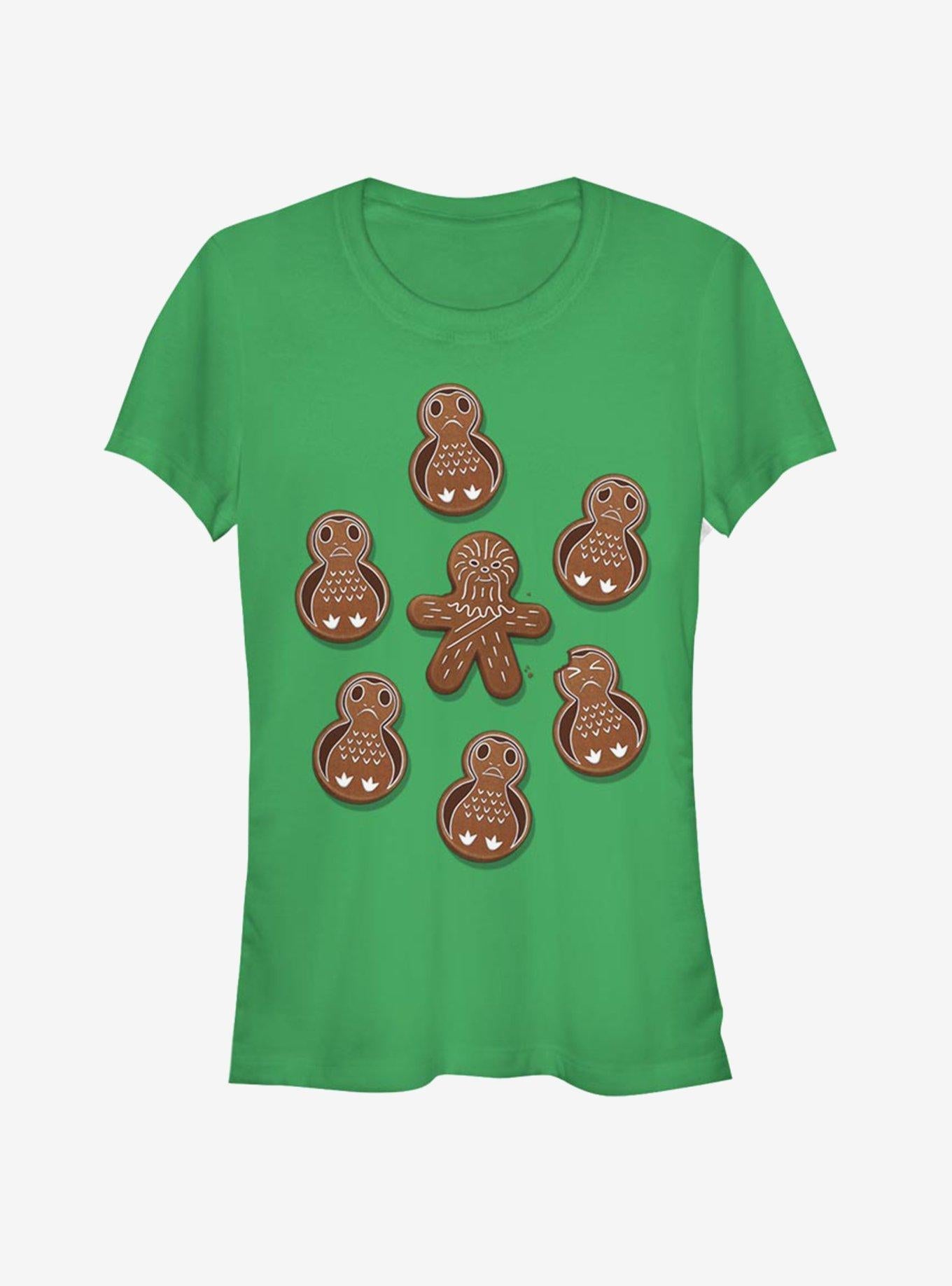 Star Wars Gingerman Porg Christmas Cookies Girls T-Shirt T-Shirt | Streetwear Vibe | Must-Have Style