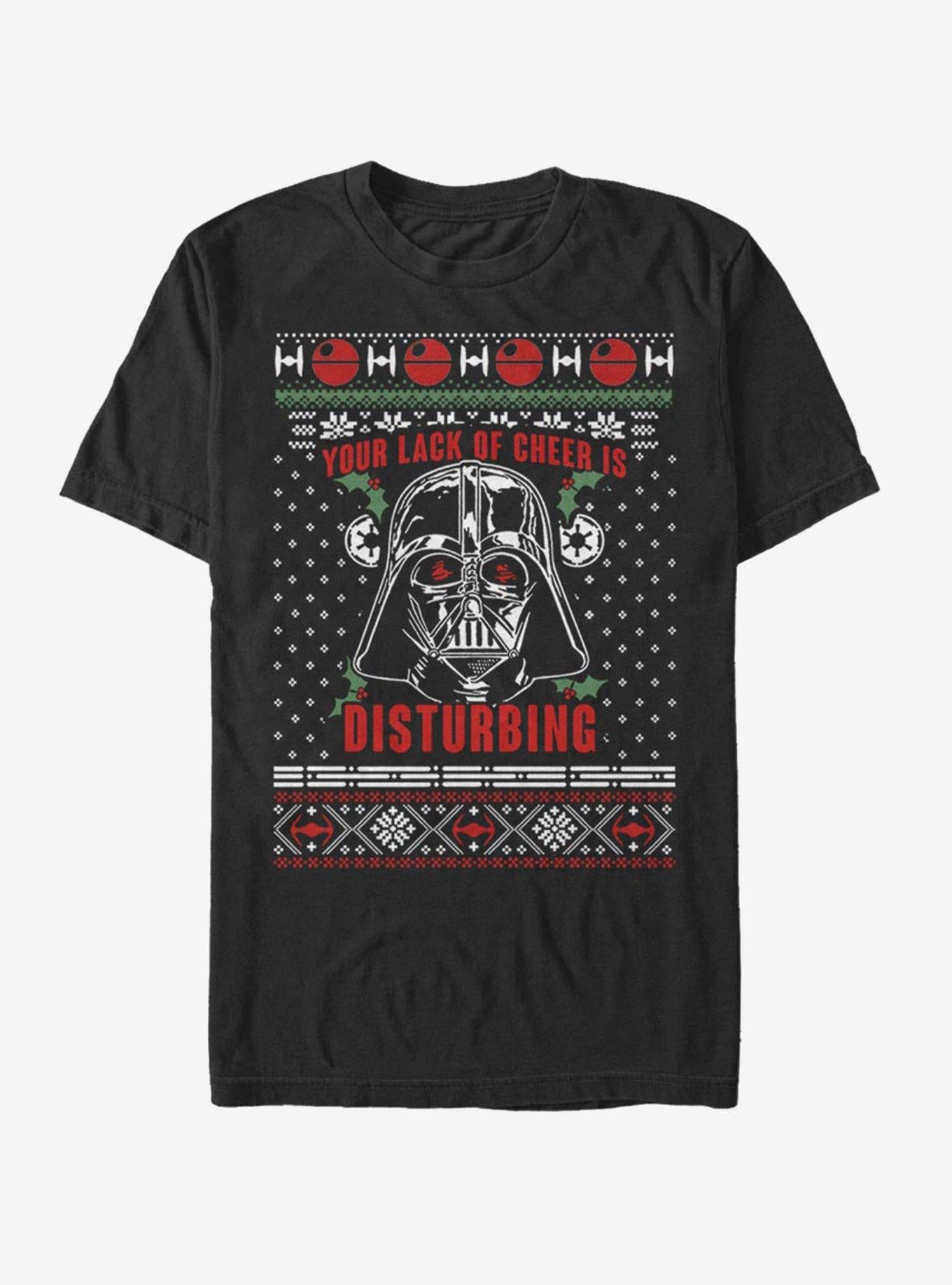 Star Wars Vader Lack of Cheer Ugly Christmas T-Shirt T-Shirt | Premium Graphic | Must-Have Style