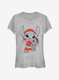 Disney Lilo Stitch Christmas Santa Stitch Blaster Girls T-Shirt T-Shirt | Streetwear Vibe | Must-Have Style
