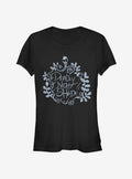 Disney The Nightmare Before Christmas Deadly Night Shade Classic Girls T-shirt | Trendy Graphic Tee | Casual Unisex T-shirt