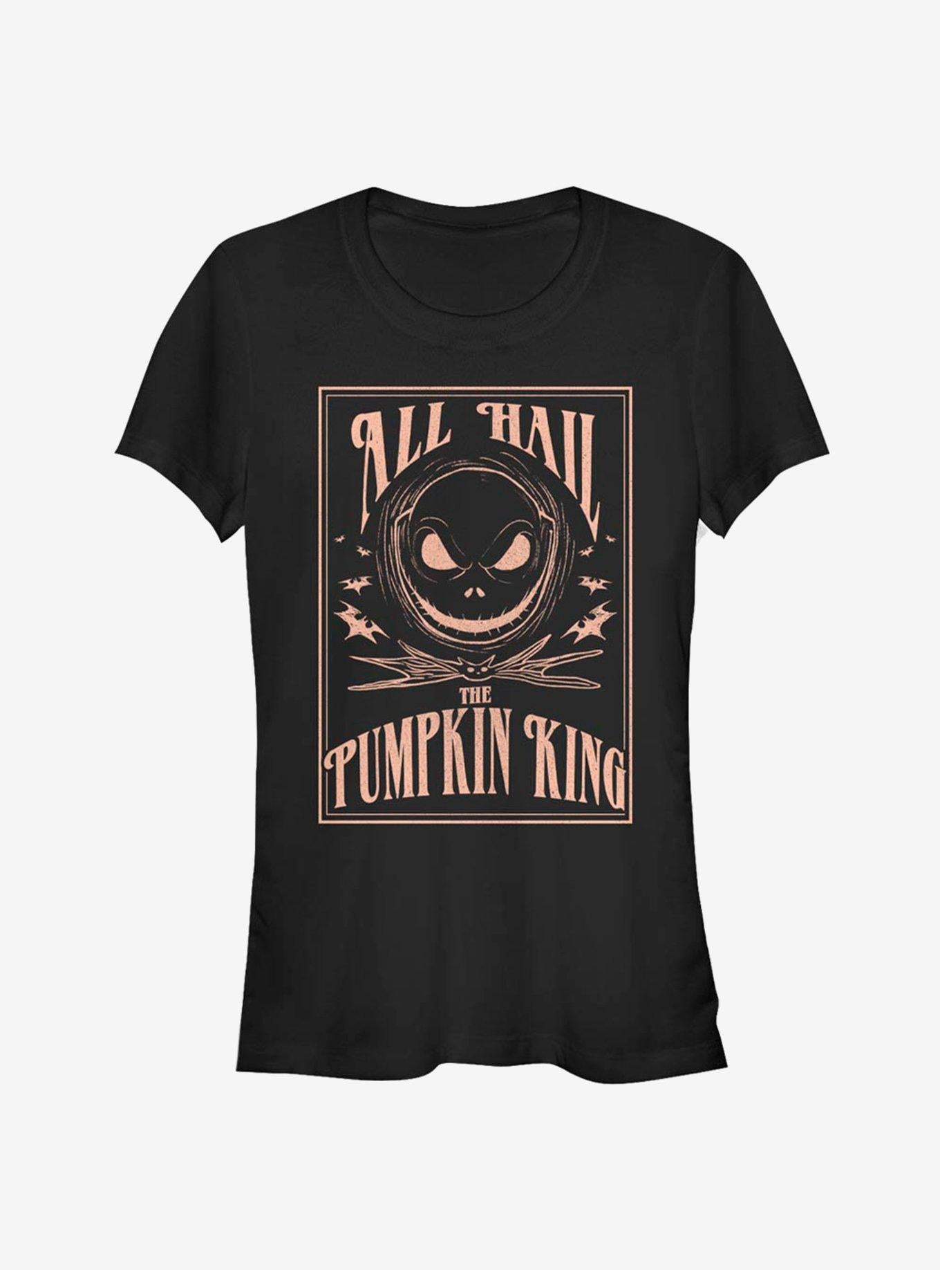 The Nightmare Before Christmas Hail The Pumpkin King Girls T-Shirt