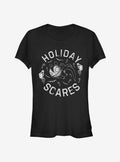 The Nightmare Before Christmas Holiday Scares Girls T-shirt | Trendy Graphic Tee | Casual Unisex T-shirt