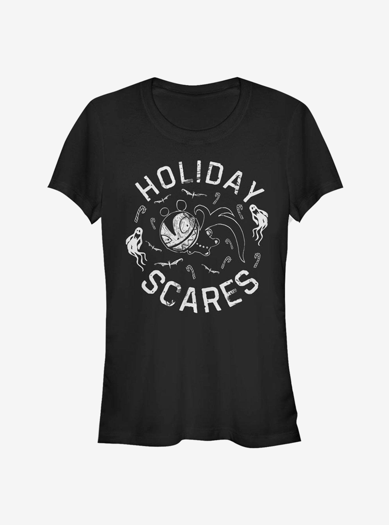 The Nightmare Before Christmas Holiday Scares Girls T-Shirt T-Shirt | Aesthetic Graphic | Top Pick For Fans