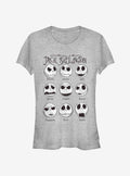 Disney The Nightmare Before Christmas The Emotions Of Jack Skellington Classic Girls T-Shirt