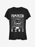 The Nightmare Before Christmas Pumpkin King Girls T-shirt | Trendy Graphic Tee | Casual Unisex T-shirt