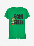 Nintendo Mario Born Green Girls T-Shirt | Premium Unisex T-Shirt, Trending Graphic Tee
