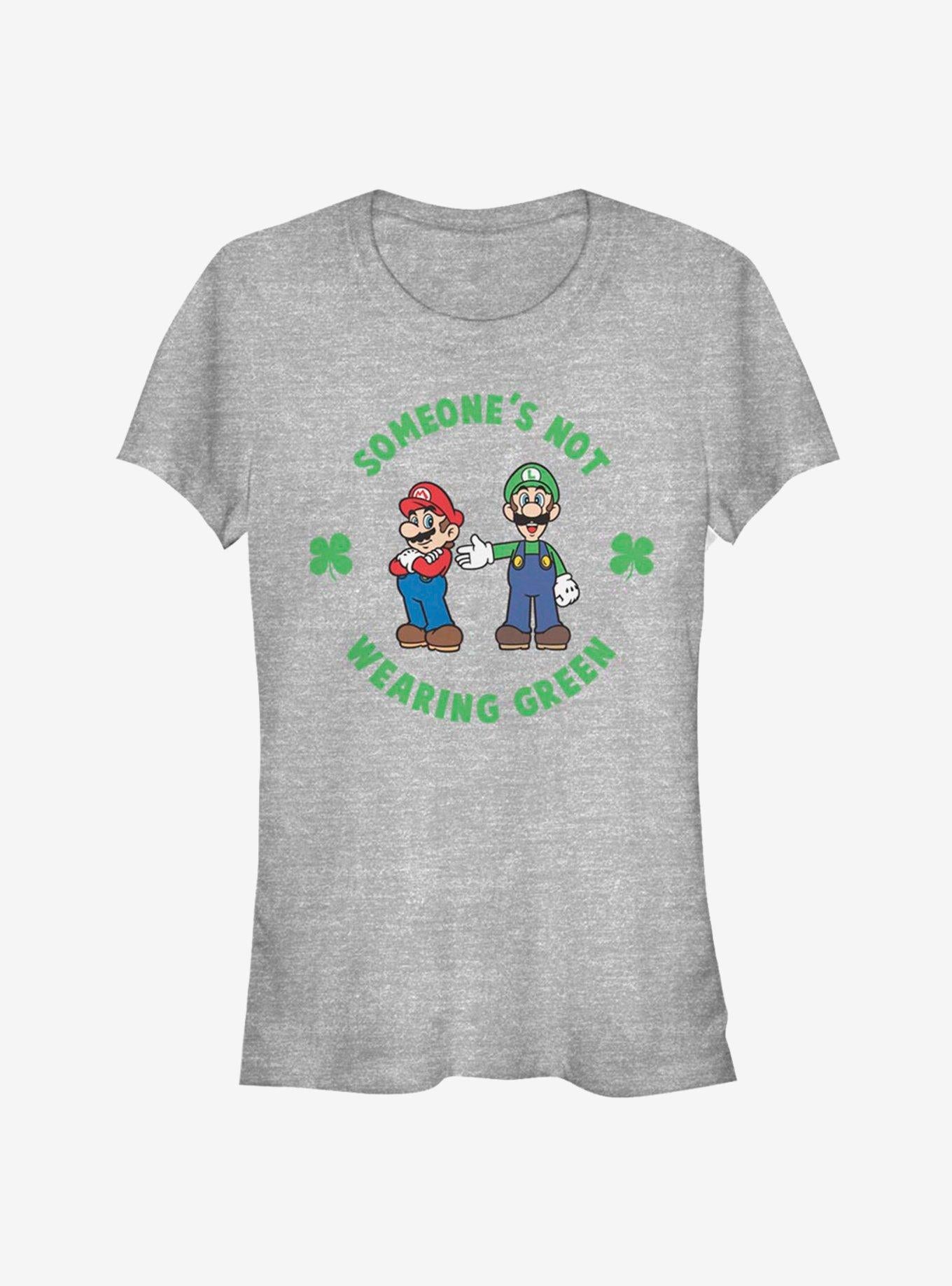 Nintendo Mario Wear Green Girls T-Shirt | Premium Unisex T-Shirt, Trending Graphic Tee