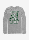 Marvel Spider-Man Amazingly Lucky Long-Sleeve T-Shirt | Premium Unisex T-Shirt, Trending Graphic Tee
