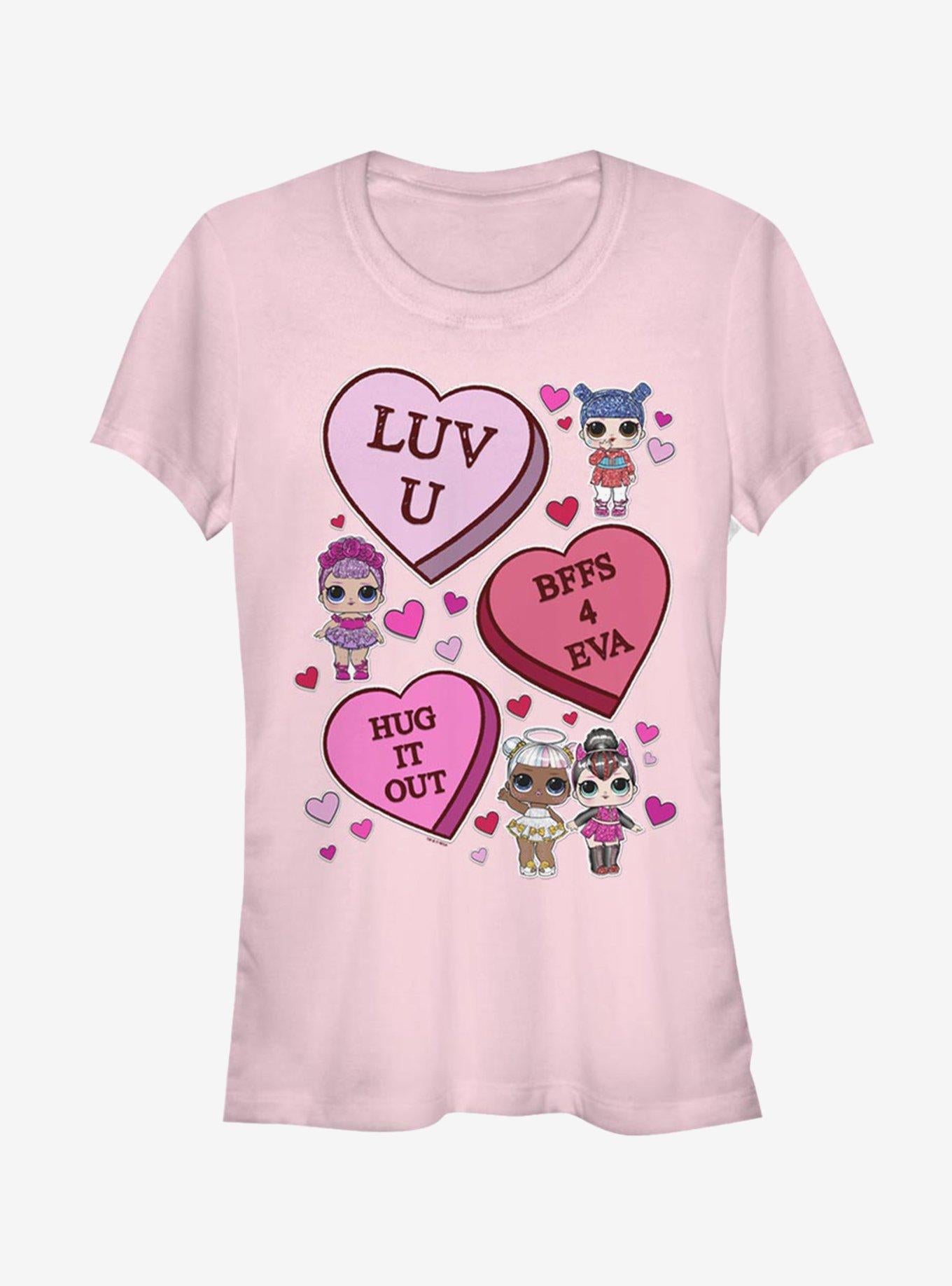 L O L Surprise LOL Candy Hearts Girls T-Shirt | Premium Unisex T-Shirt, Trending Graphic Tee