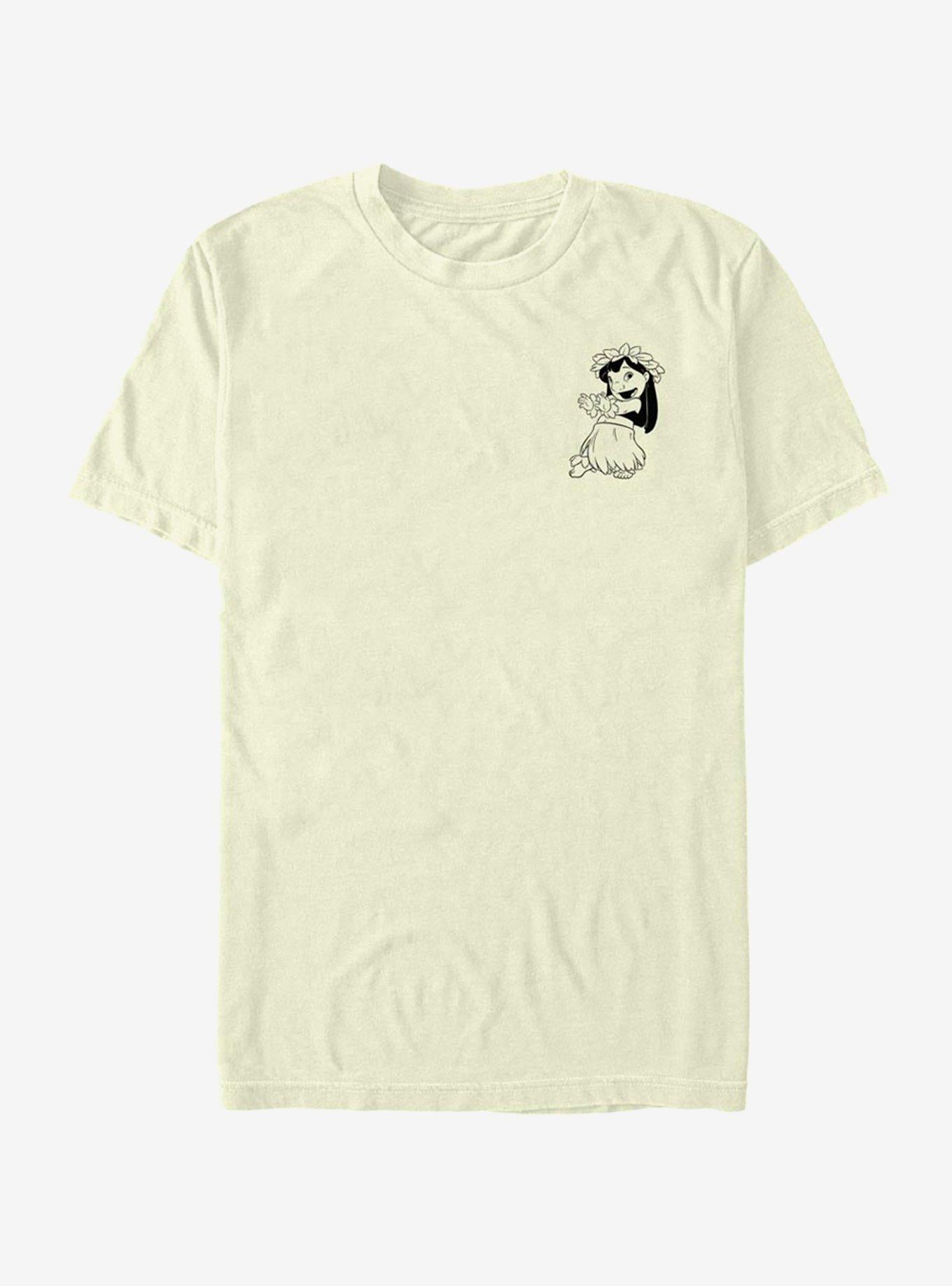 Disney Lilo Stitch Vintage Lined Lilo T-Shirt T-Shirt | Top Trending Artwork | Top Pick For Fans