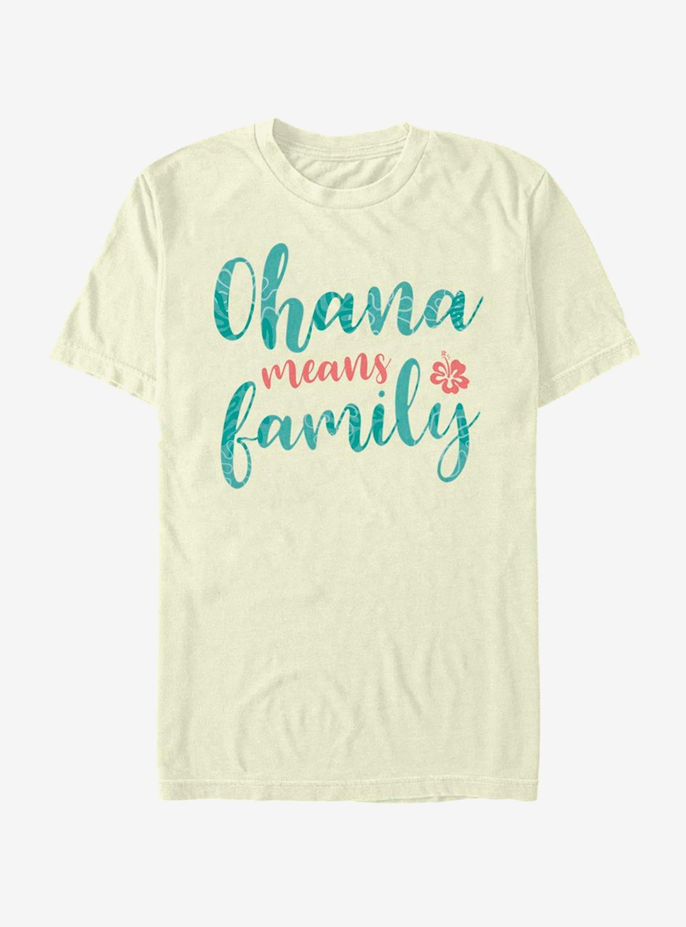 Disney Lilo Stitch Ohana Script T-Shirt T-Shirt | Fan Favorite Style | Top Pick For Fans