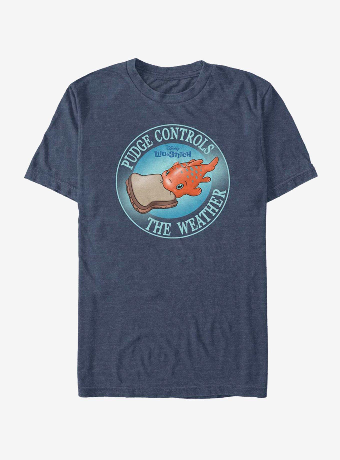 Disney Lilo Stitch Pudge Weather T-Shirt T-Shirt | High-Quality Print | Top Pick For Fans