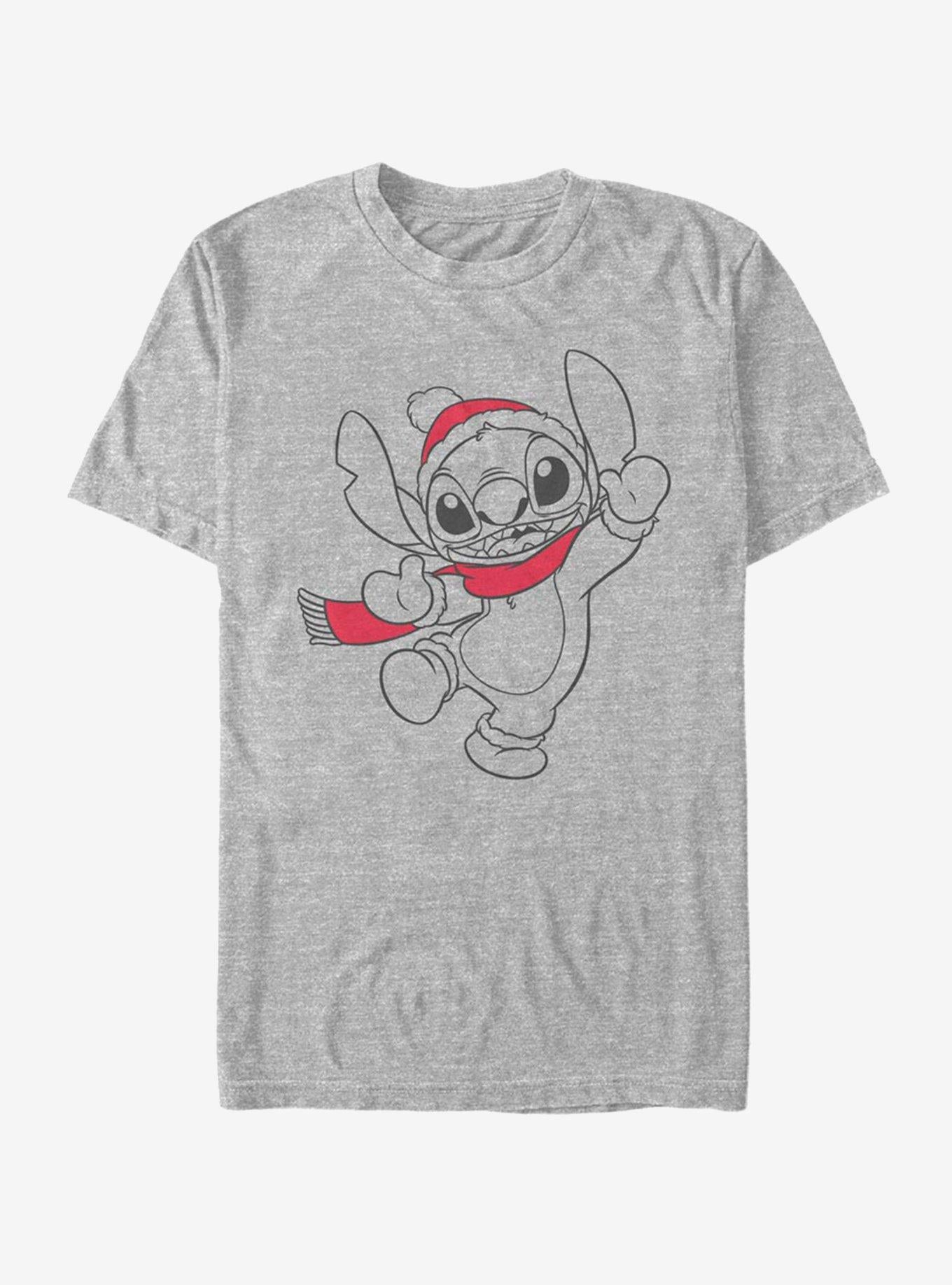 Disney Lilo Stitch Holiday Stitch T-Shirt T-Shirt | Trending Streetwear Style | Trending Now