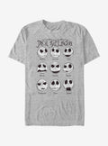 The Nightmare Before Christmas Jack Emotions T-shirt | Trendy Graphic Tee | Casual Unisex T-shirt