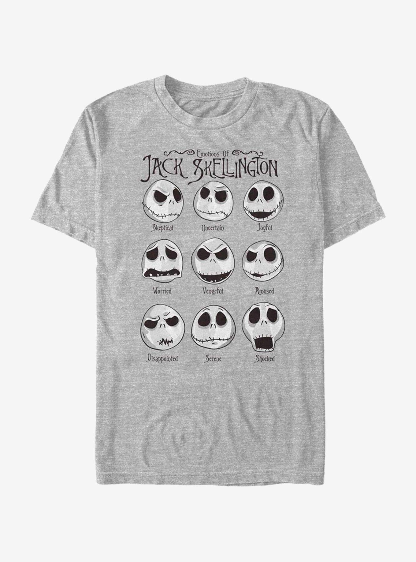 The Nightmare Before Christmas Jack Emotions T-Shirt T-Shirt | Best-Selling Artwork | High Demand Item