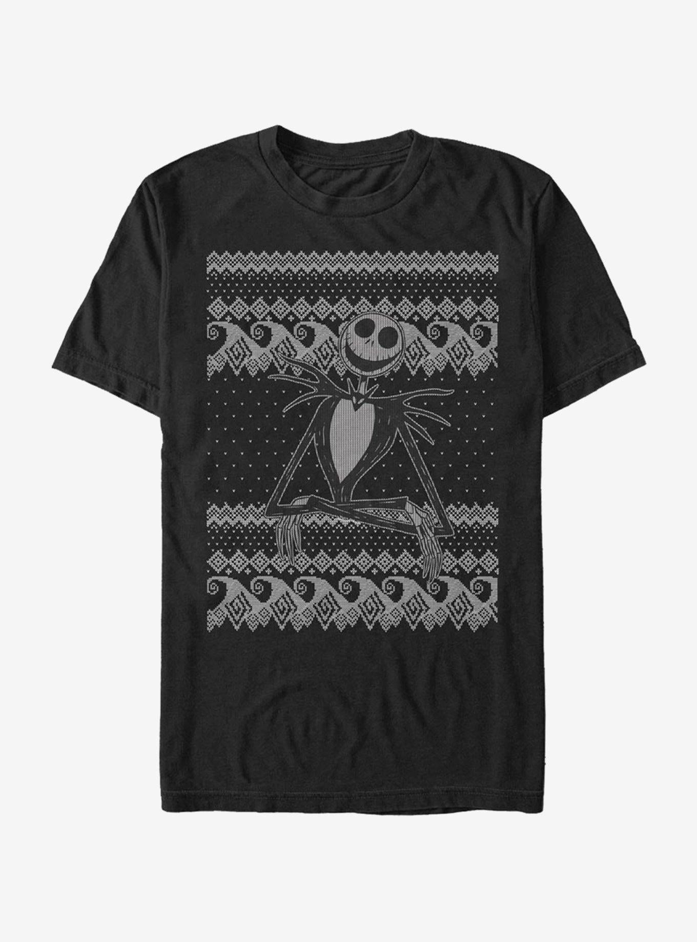 The Nightmare Before Christmas Jack Intarsia Sweater T-Shirt T-Shirt | Exclusive Edition | Top Pick For Fans