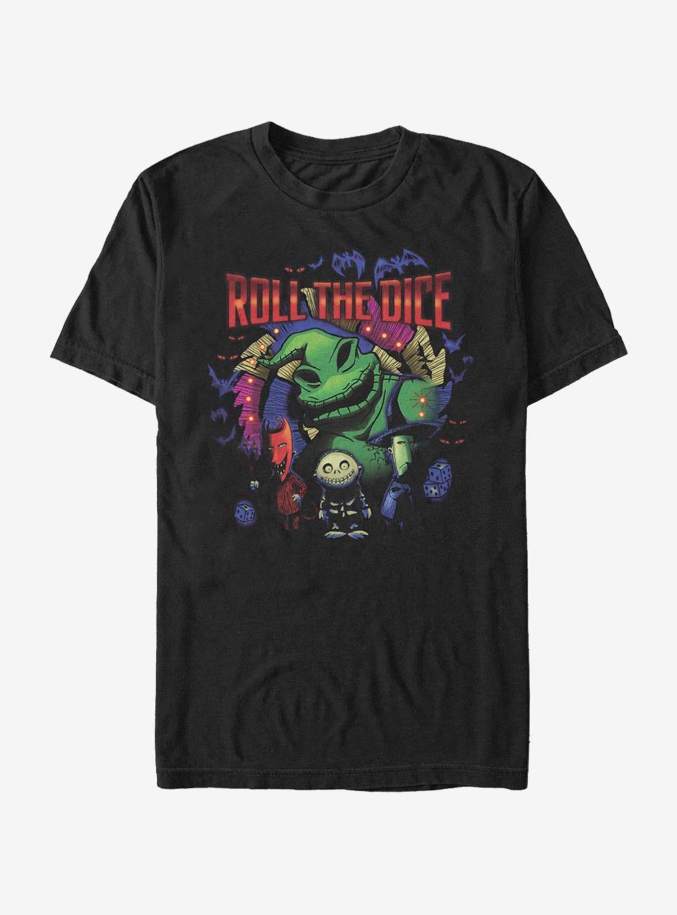 The Nightmare Before Christmas Oogie Dice T-shirt | Trendy Graphic Tee | Casual Unisex T-shirt