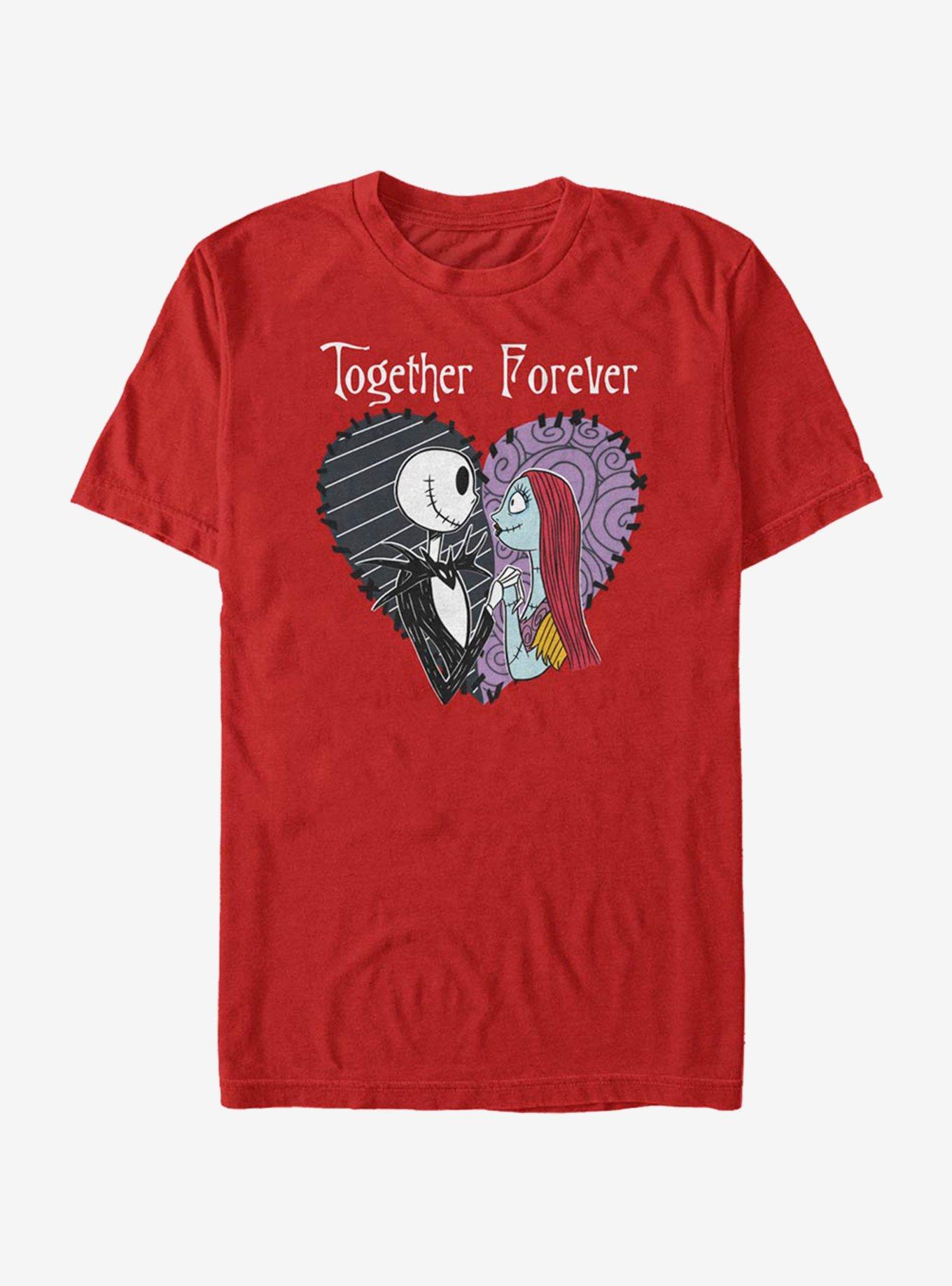 The Nightmare Before Christmas Together Forever T-Shirt T-Shirt | Best-Selling Artwork | Perfect For Daily Wear
