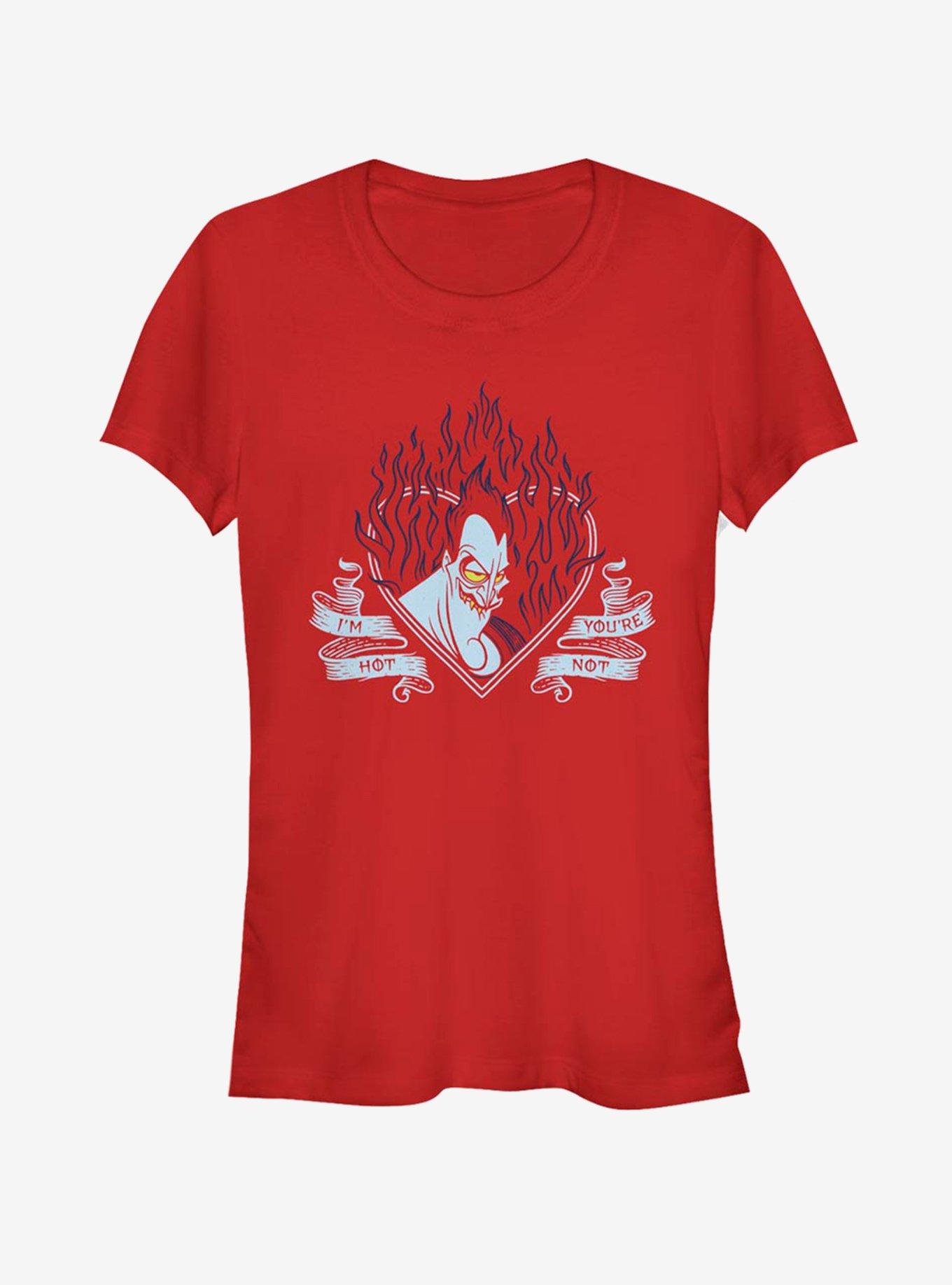 Disney Hercules Hades I'm Hot You're Not Girls T-Shirt | Premium Unisex T-Shirt, Trending Graphic Tee