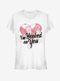 Disney Peter Pan Hooked On You Girls T-Shirt | Premium Unisex T-Shirt, Trending Graphic Tee
