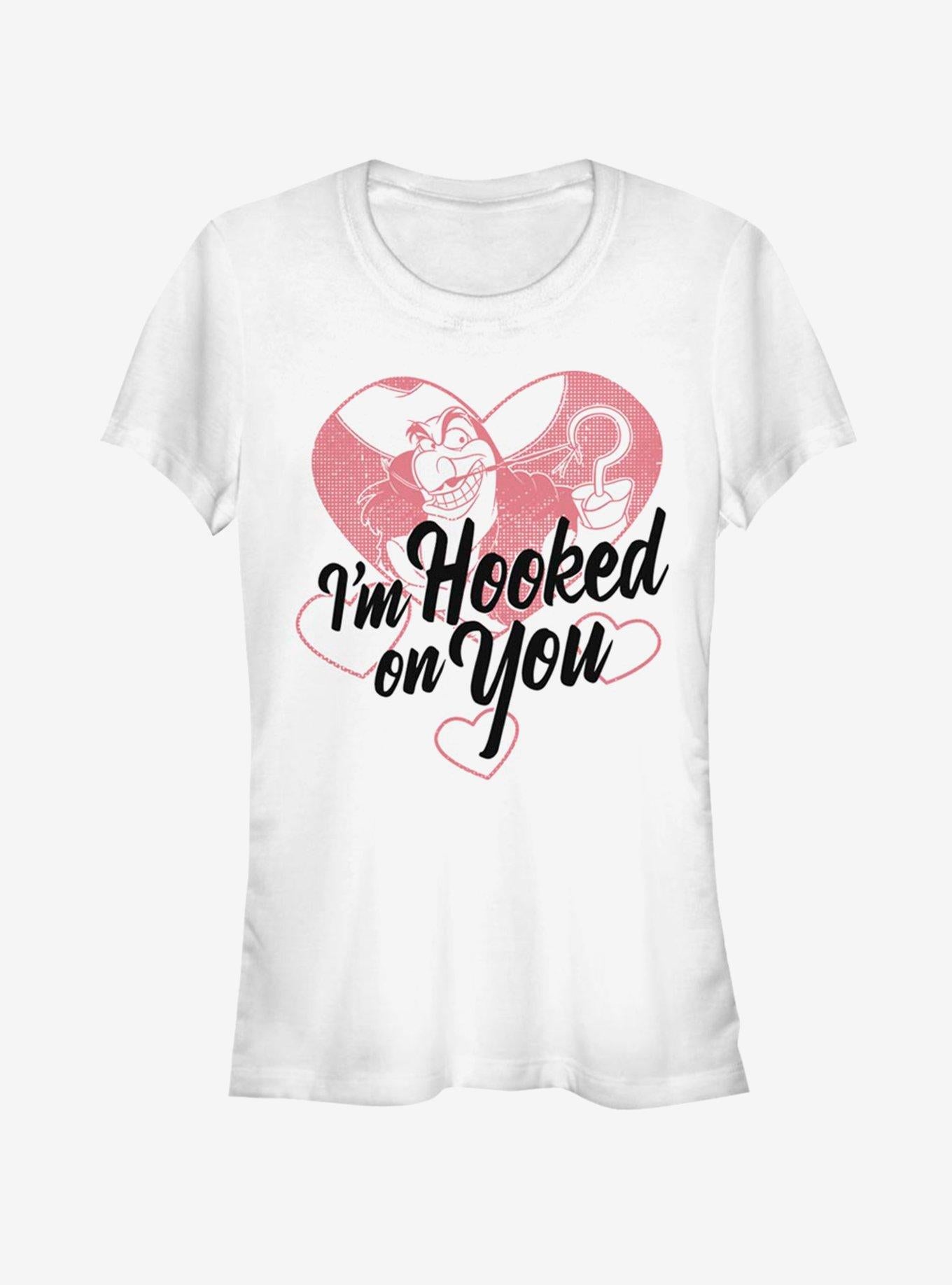 Disney Peter Pan Hooked On You Girls T-Shirt | Premium Unisex T-Shirt, Trending Graphic Tee