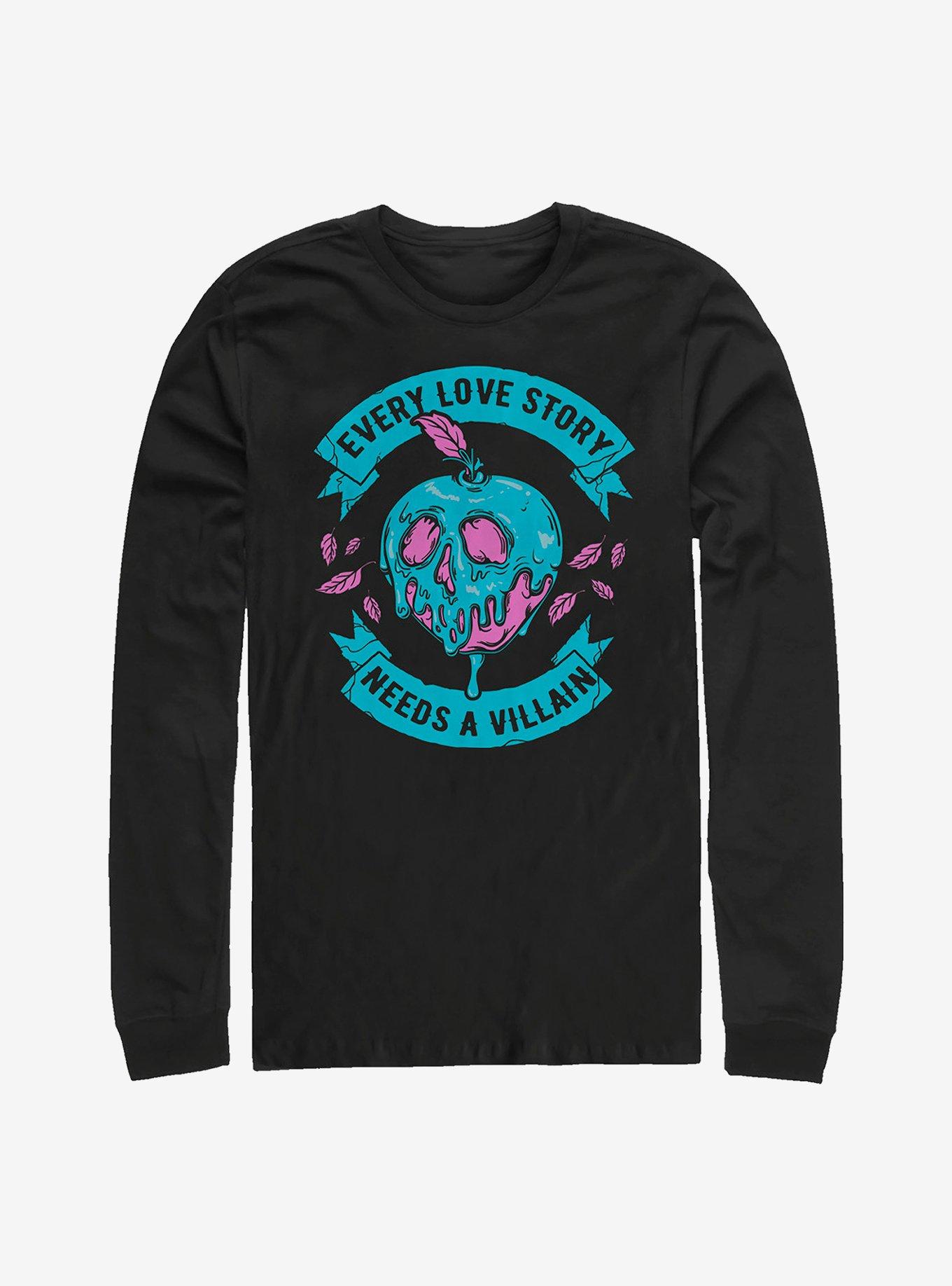 Disney Snow White Love Story Villain Long-Sleeve T-Shirt | Premium Unisex T-Shirt, Trending Graphic Tee