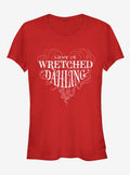 Disney Villains Cruella De Vil Love Is Wretched Dahling Girls T-Shirt | Premium Unisex T-Shirt, Trending Graphic Tee