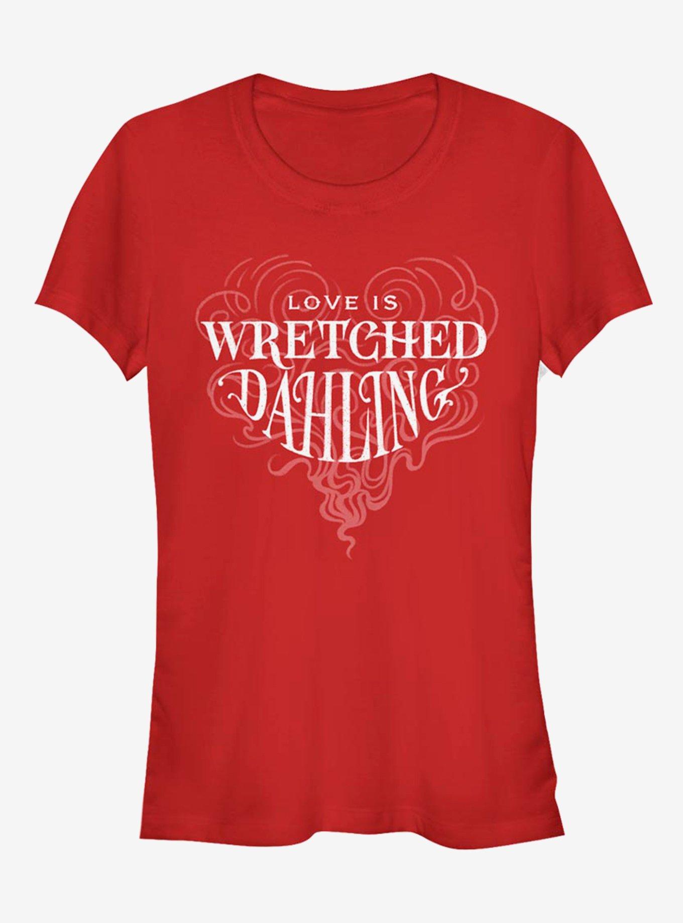 Disney Villains Cruella De Vil Love Is Wretched Dahling Girls T-Shirt | Premium Unisex T-Shirt, Trending Graphic Tee