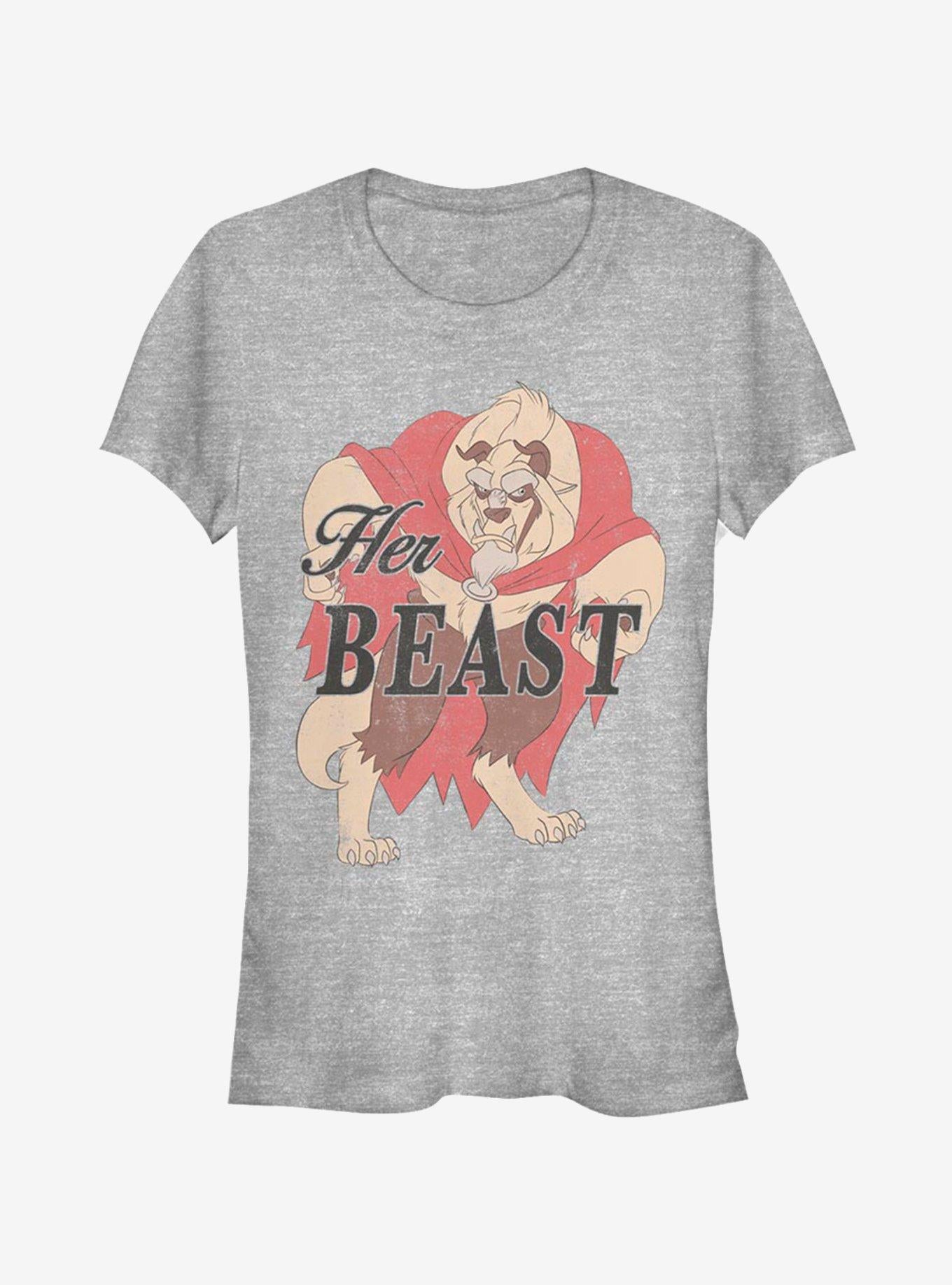 Disney Beauty And The Beast Her Beast Girls T-Shirt | Premium Unisex T-Shirt, Trending Graphic Tee