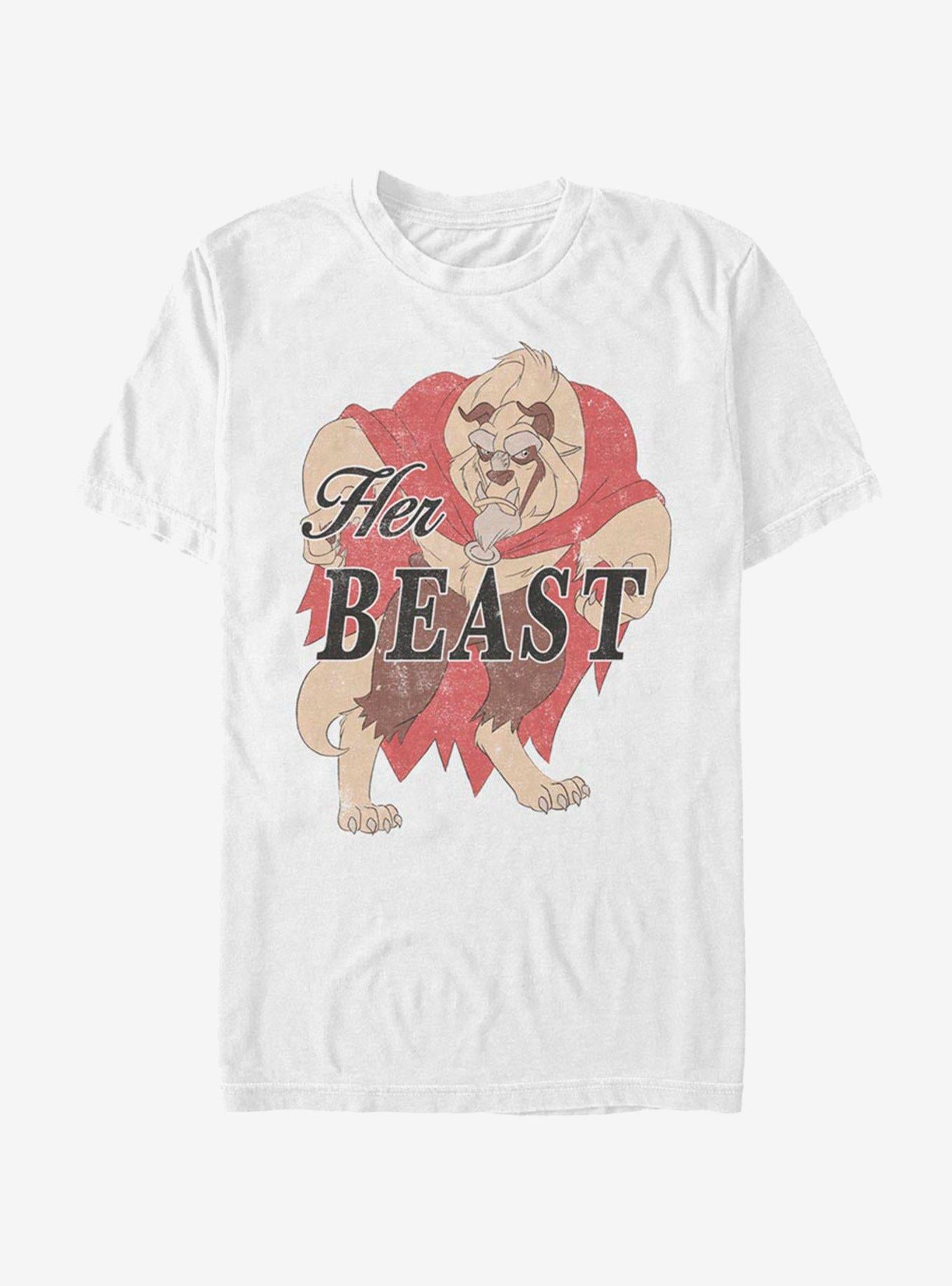 Disney Beauty And The Beast Her Beast T-Shirt | Premium Unisex T-Shirt, Trending Graphic Tee