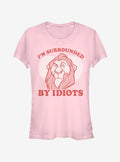 Disney The Lion King Surrounded Valentine Girls T-Shirt | Premium Unisex T-Shirt, Trending Graphic Tee