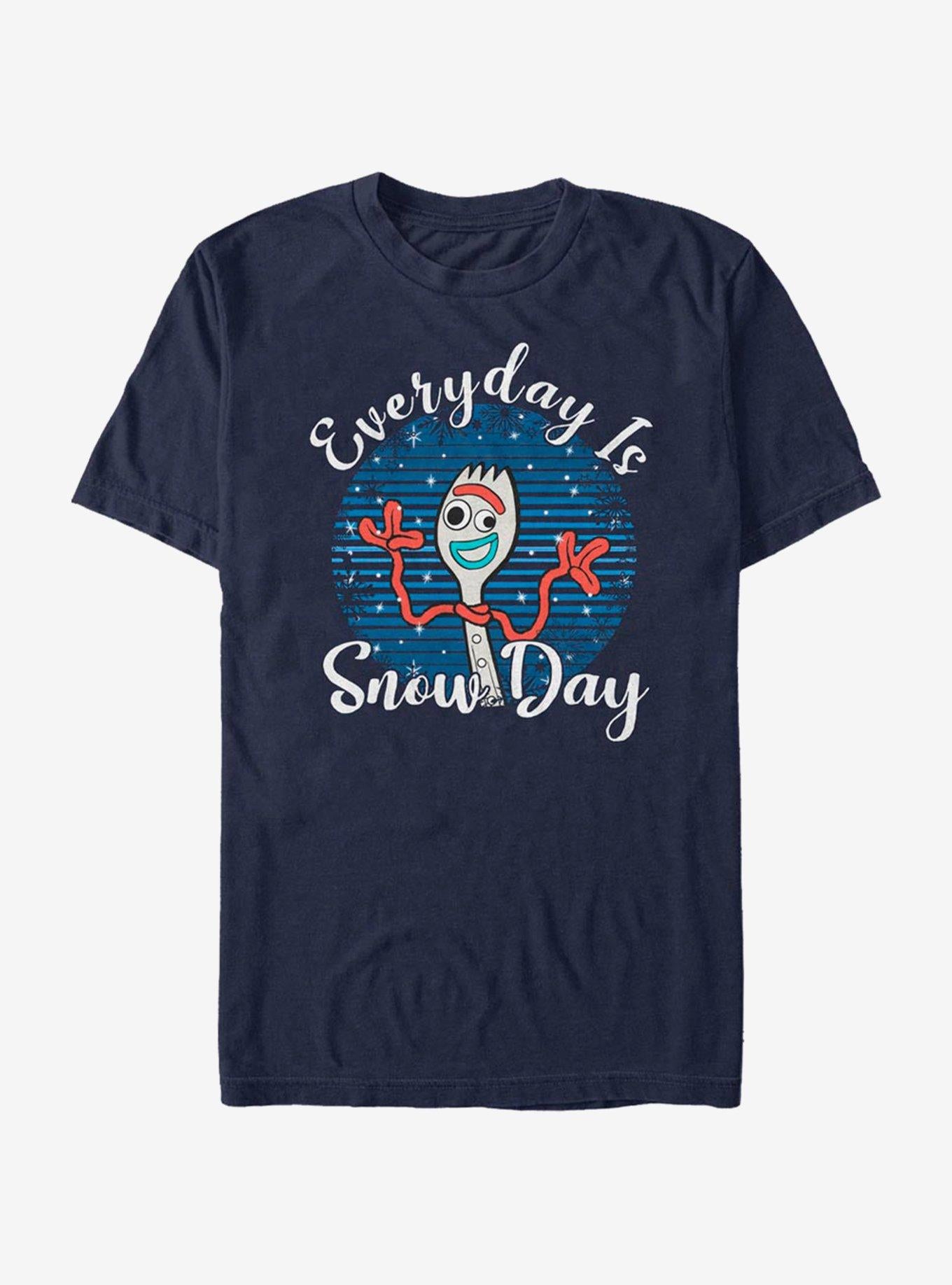 Disney Pixar Toy Story Forky Snow Day T-Shirt | Premium Unisex T-Shirt, Trending Graphic Tee
