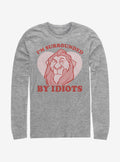 Disney The Lion King Surrounded Valentine Long-Sleeve T-Shirt | Premium Unisex T-Shirt, Trending Graphic Tee
