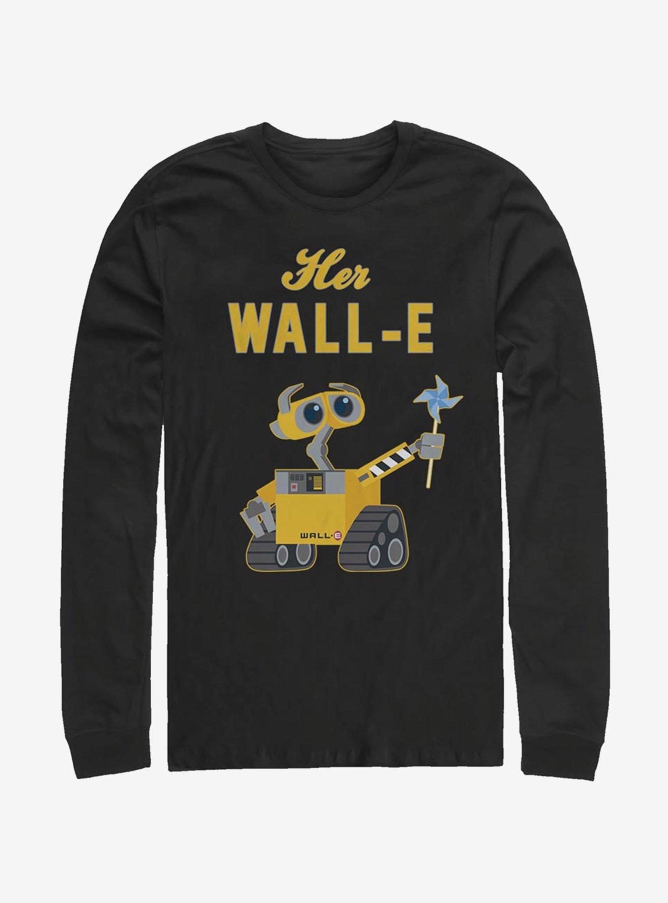 Disney Pixar Wall-E Her Wall-E Long-Sleeve T-Shirt | Premium Unisex T-Shirt, Trending Graphic Tee