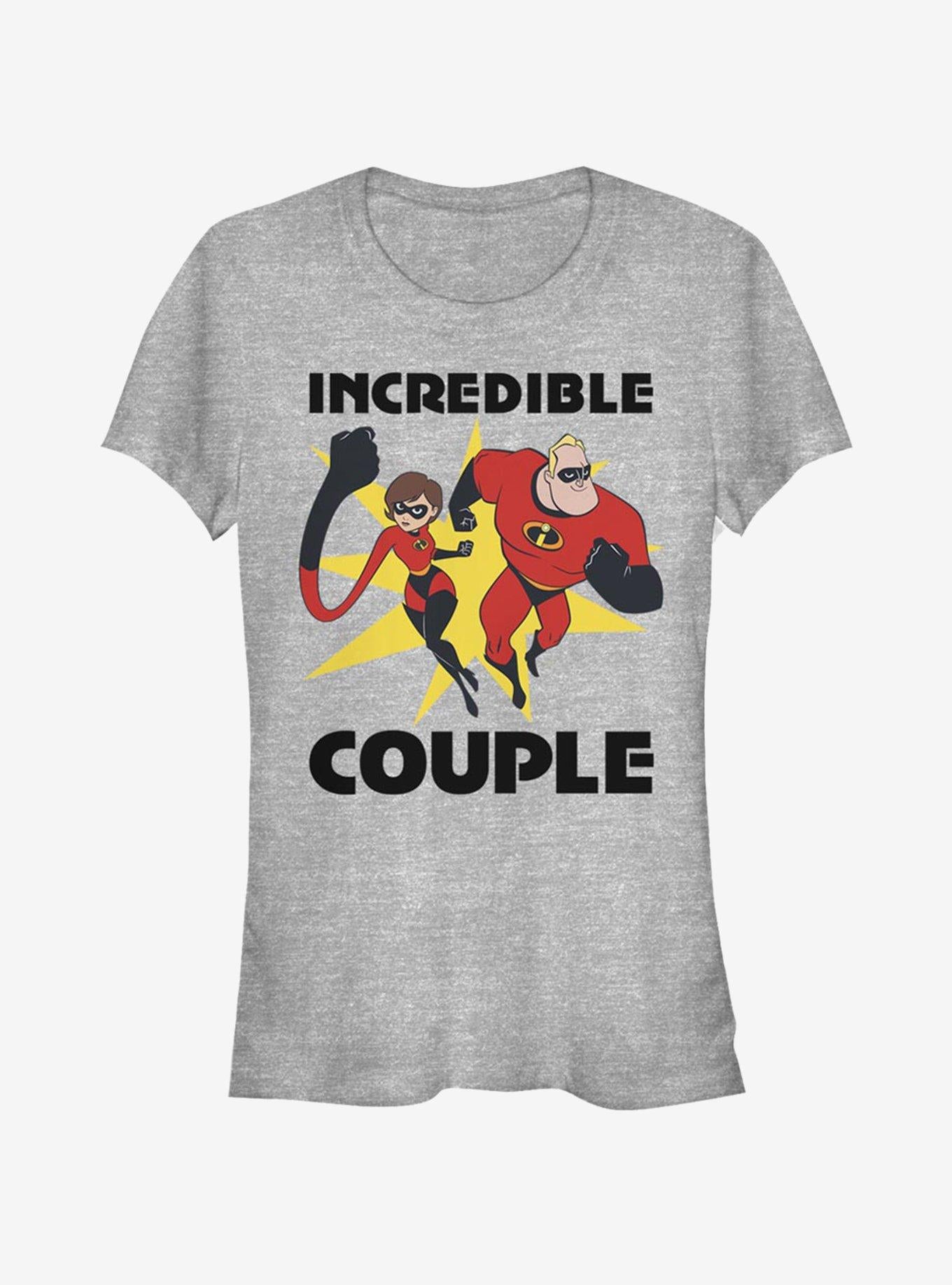 Disney Pixar The Incredibles Incredible Couple Girls T-Shirt | Premium Unisex T-Shirt, Trending Graphic Tee