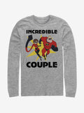 Disney Pixar The Incredibles Incredible Couple Long-Sleeve T-Shirt | Premium Unisex T-Shirt, Trending Graphic Tee